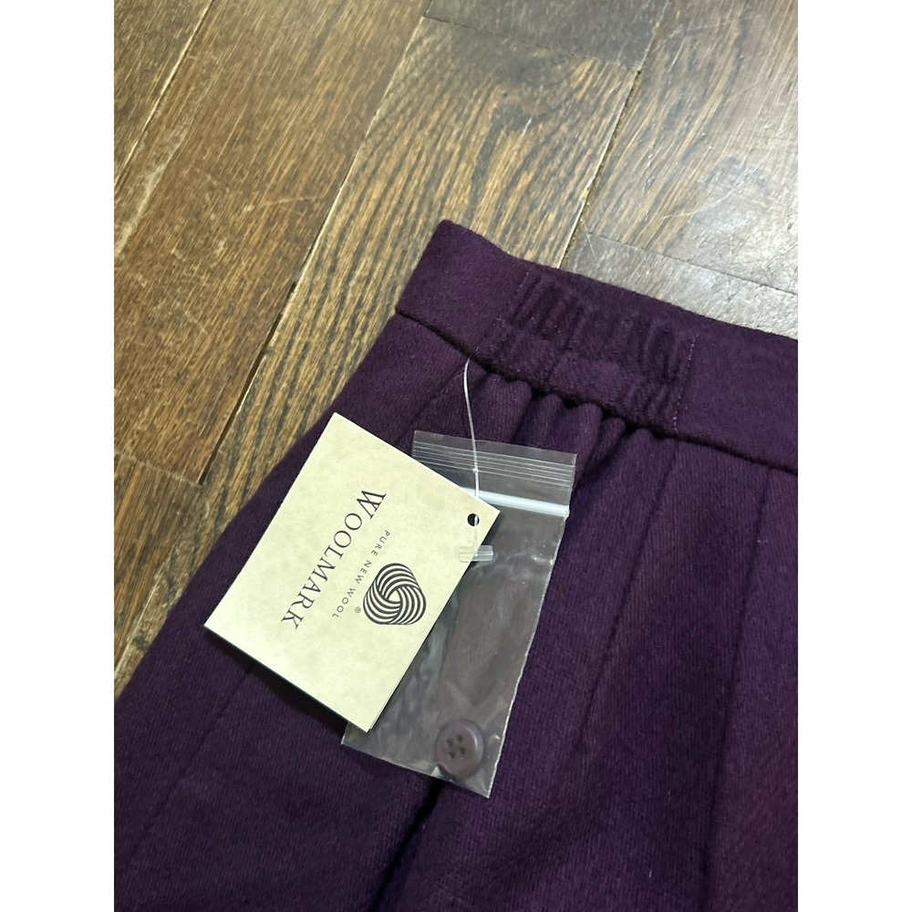 Worthington Womens Skirt Sz 16 Purple 100% Pure Wool Business Casual Preppy NWT - Picture 4 of 8